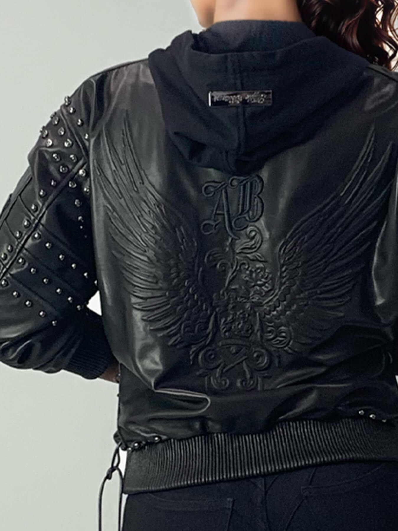 Leather Bomber Jacket